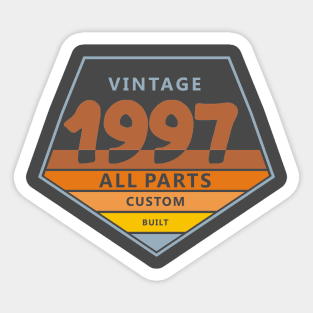 23rd Birthday T-Shirt - Vintage 1997 Sticker